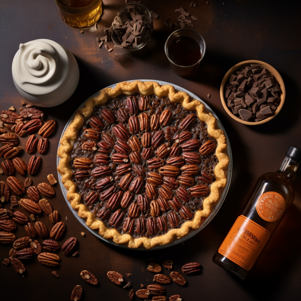 Jack Daniel's Dark Belgium Chocolate Pecan Pie Recipe (Digital Download)